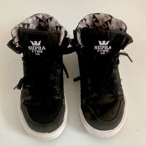 Supra Vaiders Boys Size 13 HighTop Skateboard Shoes